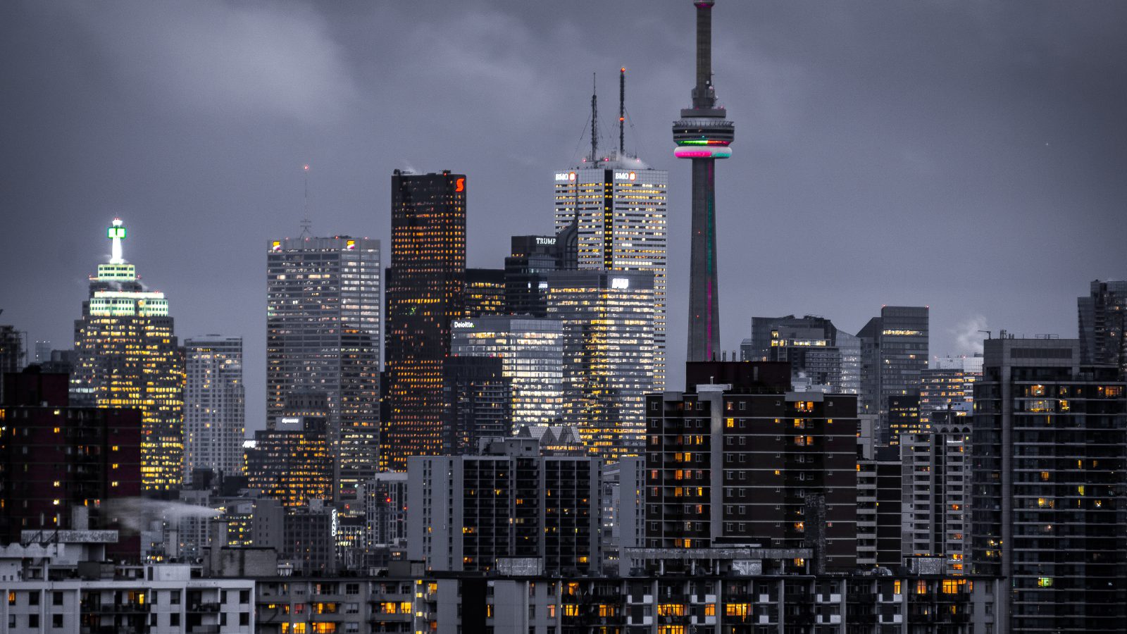 A photo of the Toronto skyline, representing the City of Toronto as an employer in a recent decision